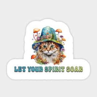 Mushroom Cat Sticker